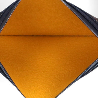 GOYARD Saint Sulpice Patterned PVC Holder Navy Card Case Size ONE SIZE