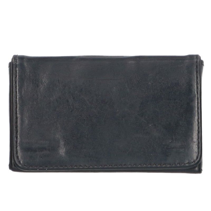 Chrome Hearts Magnetic Leather Holder Black Card Case Size ONE SIZE