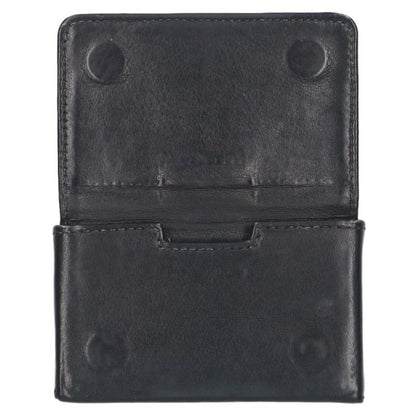 Chrome Hearts Magnetic Leather Holder Black Card Case Size ONE SIZE