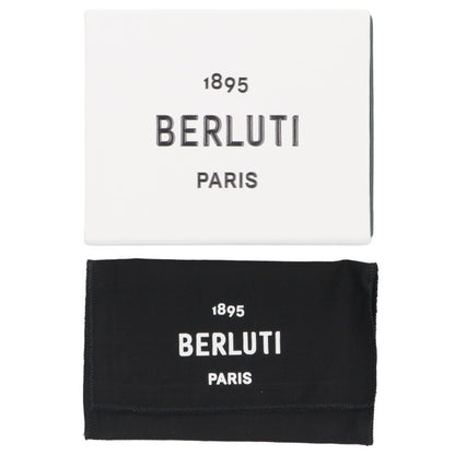 Berluti Koa Maxy Scritto L-Zip Card Case Green