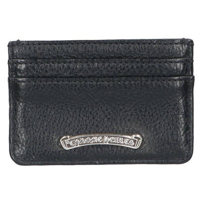 Chrome Hearts Scroll Label Leather Card Holder Card Case Size ONE SIZE
