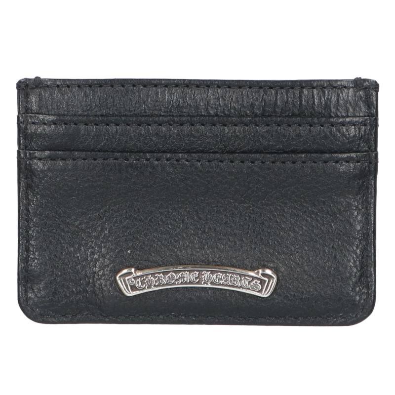 Chrome Hearts Double Side Leather Card Holder Card Case Size ONE SIZE