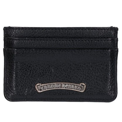 Chrome Hearts Double Side Scroll Leather Card Case