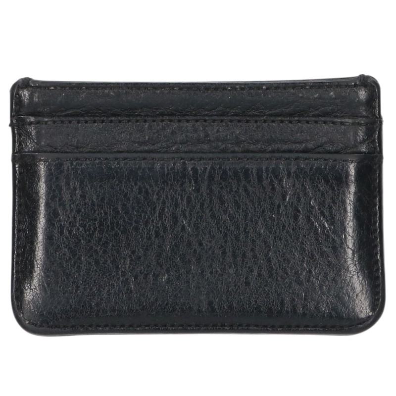 Chrome Hearts Double Side Scroll Label Leather Card Case