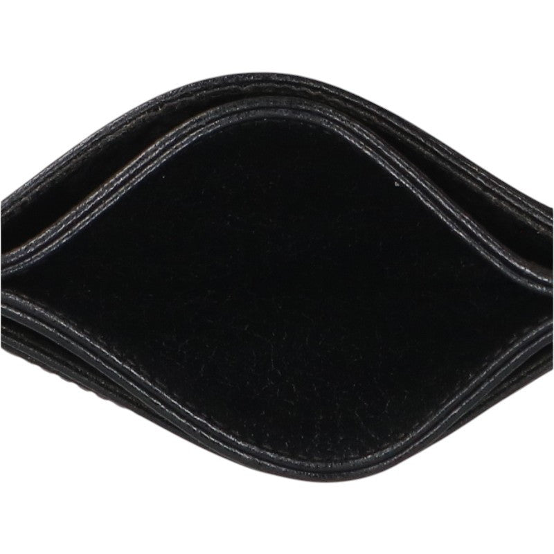 Chrome Hearts Double Side Scroll Label Leather Card Case