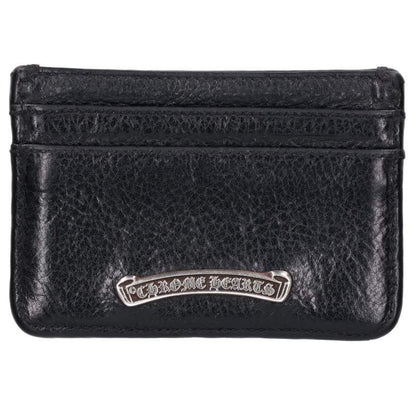 Chrome Hearts Double Side Scroll Leather Card Case