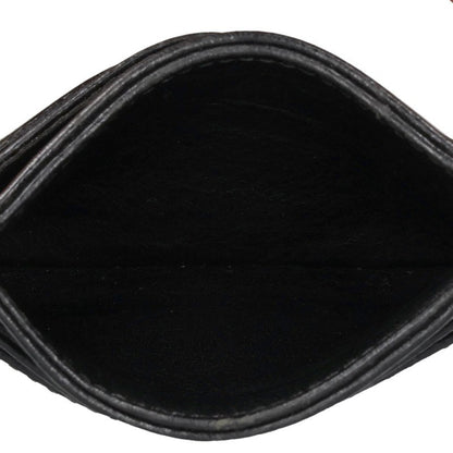 Chrome Hearts Double Side Scroll Label Leather Wallet