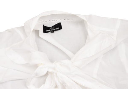 tricot COMME des GARCONS Cotton Lace Tunic White Blouse Size M