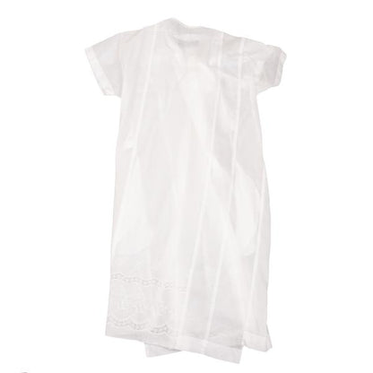 tricot COMME des GARCONS Cotton Lace Tunic White Blouse Size M