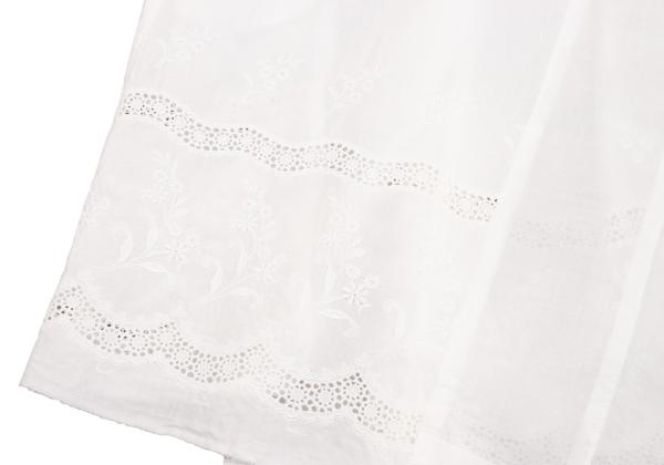 tricot COMME des GARCONS Cotton Lace Tunic White Blouse Size M
