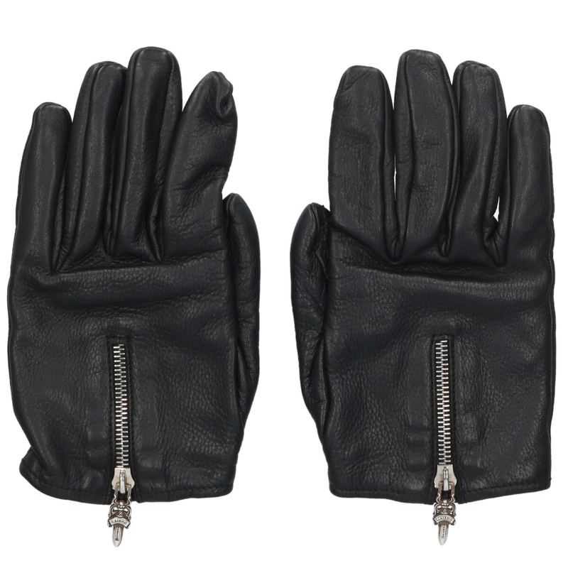 Chrome Hearts DGR Zip Cashmere Lined Leather Size ONE SIZE