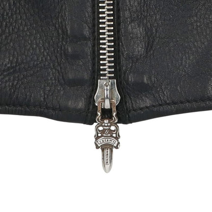 Chrome Hearts DGR Zip Cashmere Lined Leather Size ONE SIZE