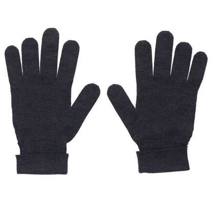 Louis Vuitton Damier wool knit gloves Gray