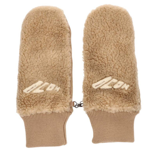 DSQUARED2 ICON Boa Gloves Beige Size ONE SIZE
