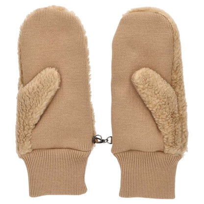 DSQUARED2 ICON Boa Gloves Beige Size ONE SIZE