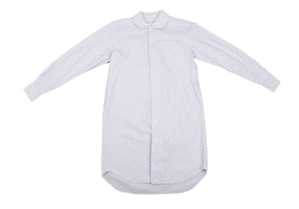 COMME des GARCONS Cotton Bias Shirt White/Blue Size XS