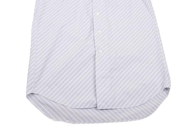 COMME des GARCONS Cotton Bias Shirt White/Blue Size XS