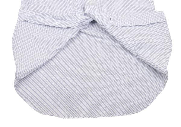 COMME des GARCONS Cotton Bias Shirt White/Blue Size XS