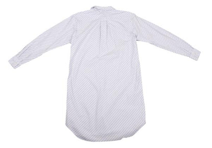 COMME des GARCONS Cotton Bias Shirt White/Blue Size XS