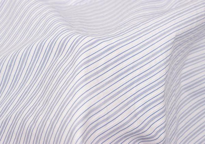 COMME des GARCONS Cotton Bias Shirt White/Blue Size XS