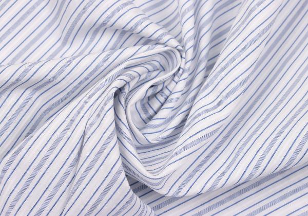 COMME des GARCONS Cotton Bias Shirt White/Blue Size XS