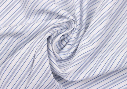 COMME des GARCONS Cotton Bias Shirt White/Blue Size XS