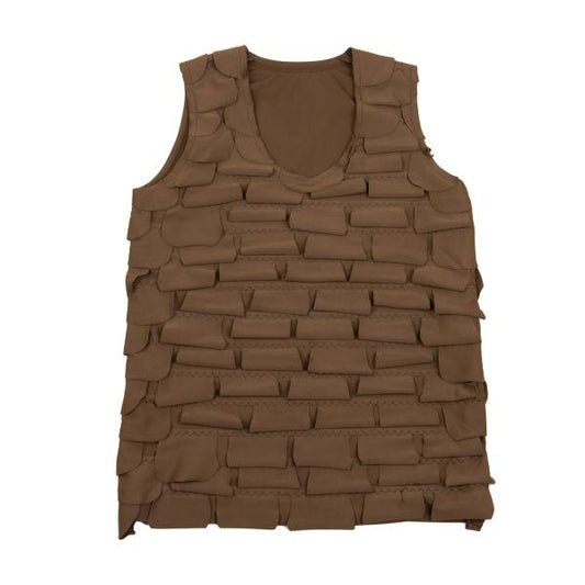 COMME des GARCONS Poly Applique Blouse Brown Size S