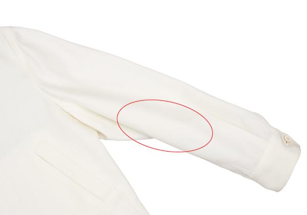 COMME des GARCONS Acrylic Short Zip Blouson Cream Size M