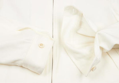 COMME des GARCONS Acrylic Short Zip Blouson Cream Size M