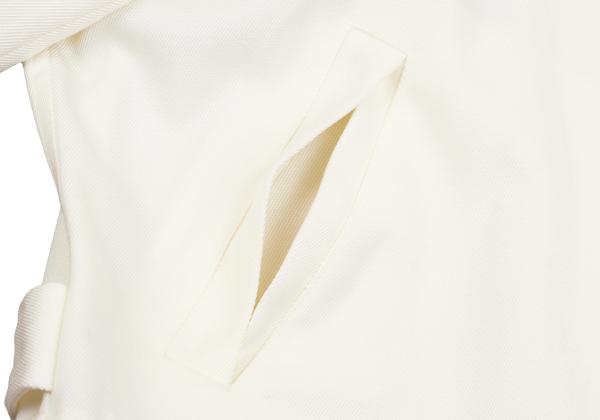 COMME des GARCONS Acrylic Short Zip Blouson Cream Size M