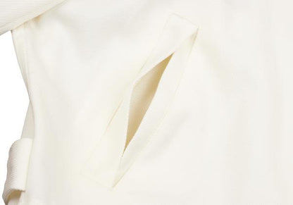 COMME des GARCONS Acrylic Short Zip Blouson Cream Size M