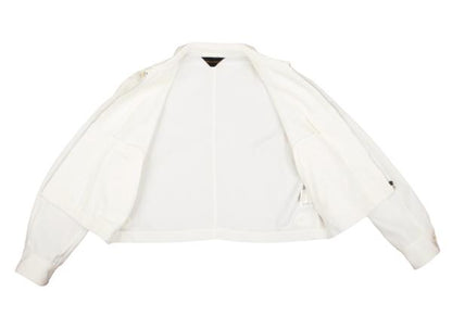 COMME des GARCONS Acrylic Short Zip Blouson Cream Size M