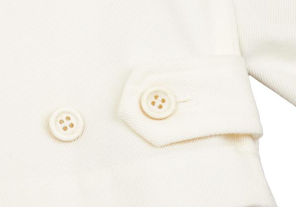 COMME des GARCONS Acrylic Short Zip Blouson Cream Size M