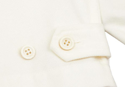 COMME des GARCONS Acrylic Short Zip Blouson Cream Size M