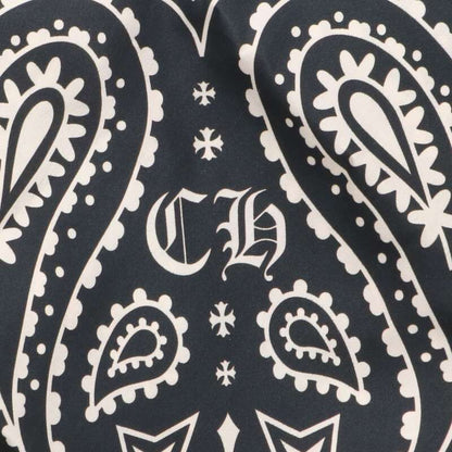 Chrome Hearts Oversized paisley scarf Black