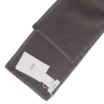RIER Natural Fleece Scarf Gray Size ONE SIZE