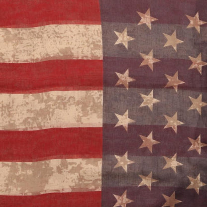Ryder Studios Tainted Americana American Flag Scarf Multi