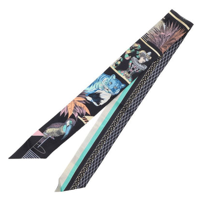 HERMES Grand Théâtre Nouveau Pattern Silk Size ONE SIZE