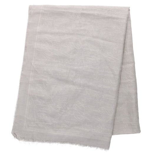 Berluti Cotton Cashmere Silk Calligraphy Scarf Size ONE SIZE