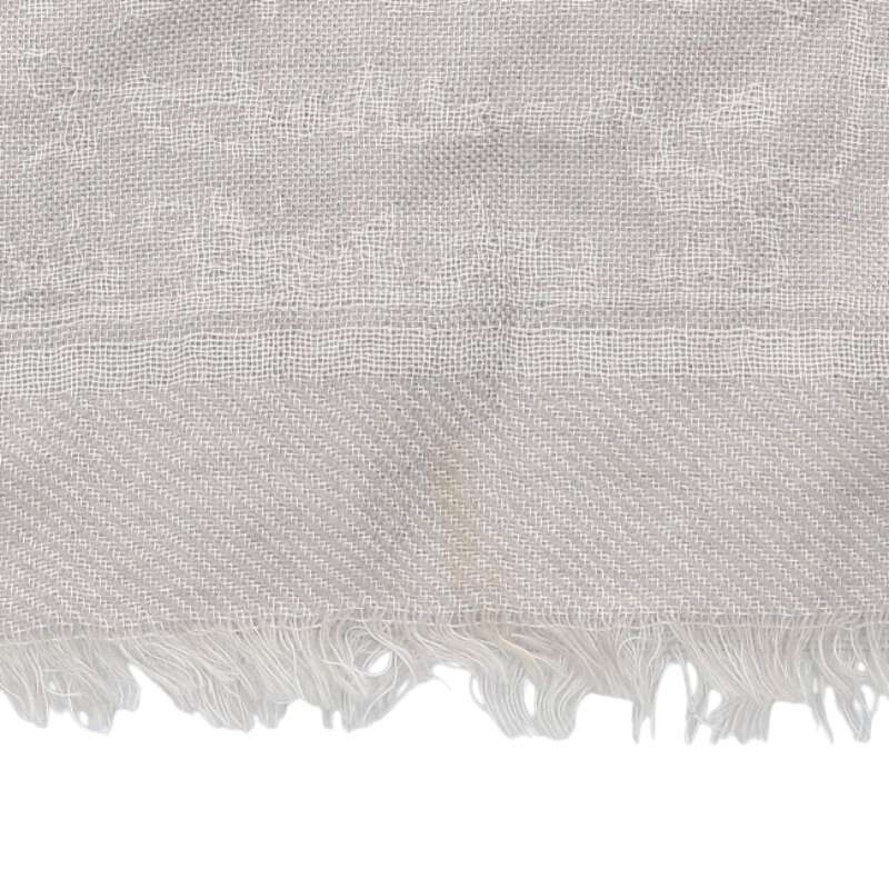 Berluti Cotton Cashmere Silk Calligraphy Scarf Size ONE SIZE