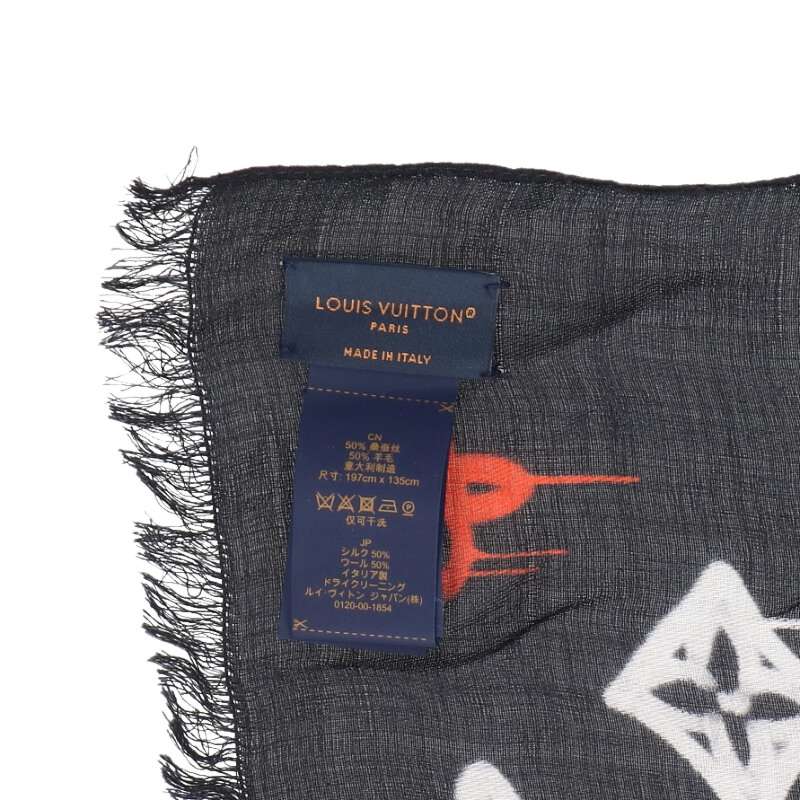 LOUISVUITTON Room With a View Monogram Silk Size ONE SIZE