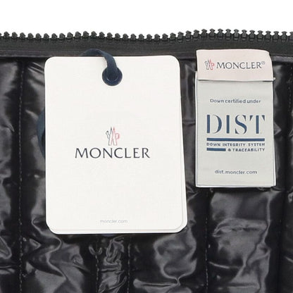 MONCLER Zip Up Down Puffer Neck Warmer Black
