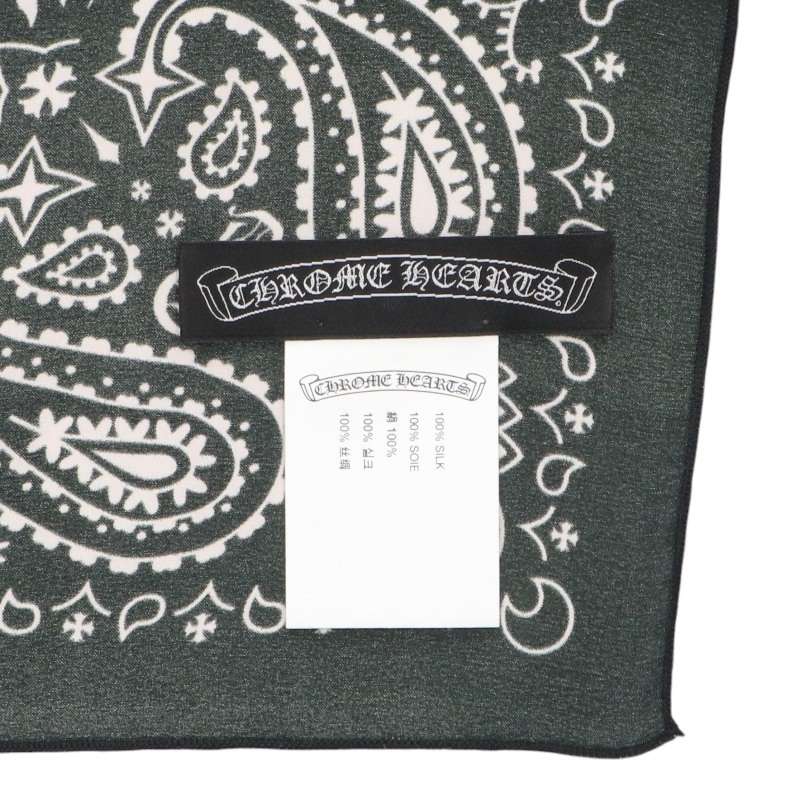 Chrome Hearts SILK BANDANA SCARF Silk ONE SIZE Size ONE SIZE