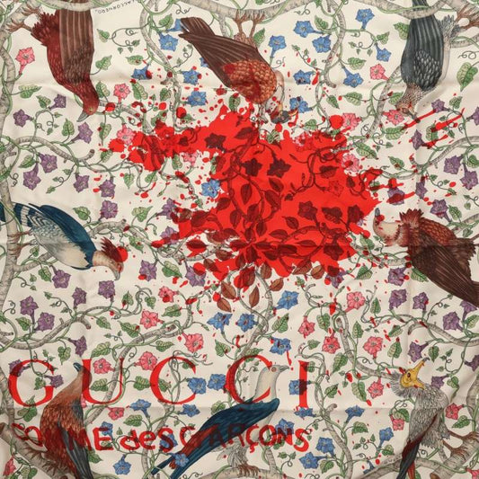 COMME des GARCONS OP-K Silk Scarf Multi