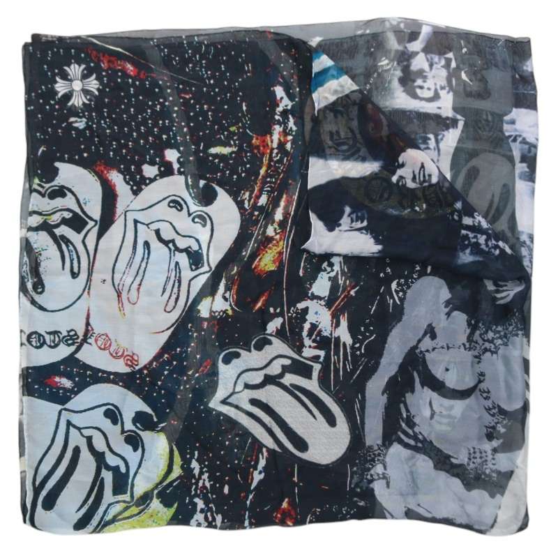 Chrome Hearts Rolling Stones Silk Scarf Ring