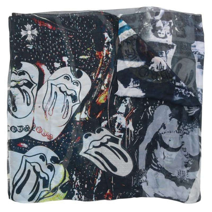 Chrome Hearts Rolling Stones Silk Scarf Ring