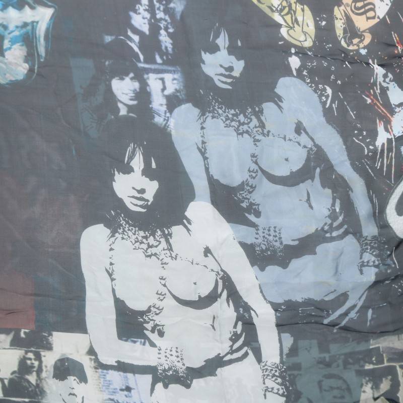 Chrome Hearts Rolling Stones Silk Scarf Ring