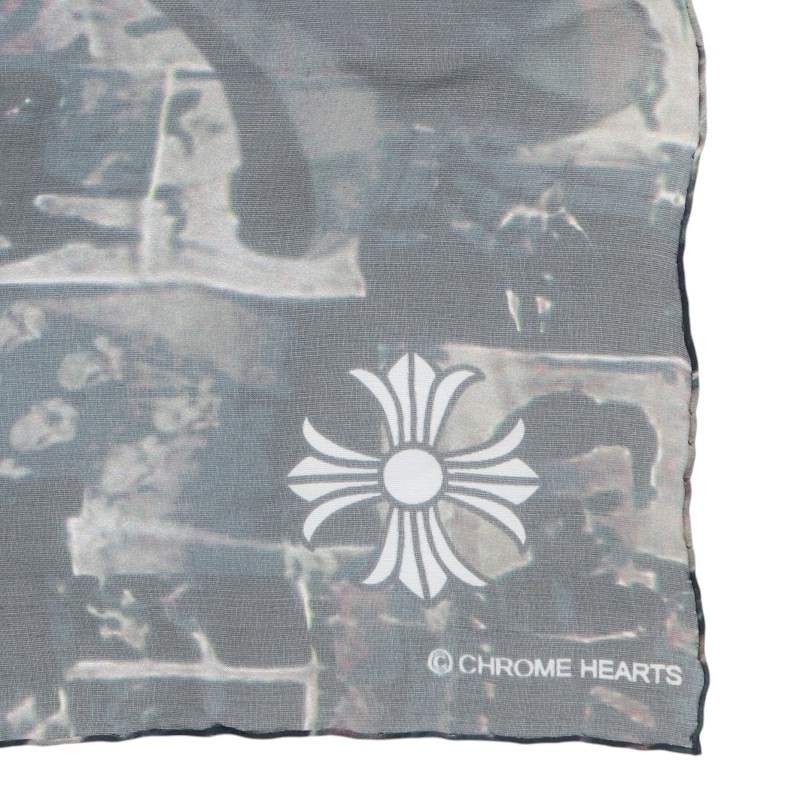 Chrome Hearts Rolling Stones Silk Scarf Ring