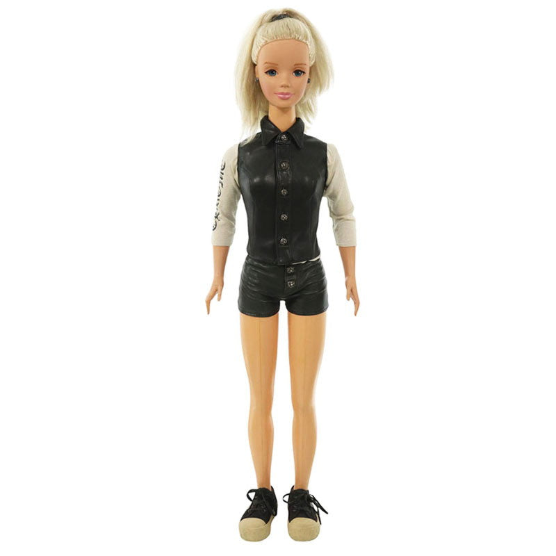 Chrome Hearts BARBIE DOLL Leather Set-up Figure Black