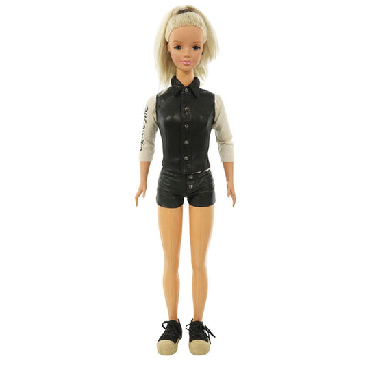 Chrome Hearts BARBIE DOLL Leather Set-up Figure Black